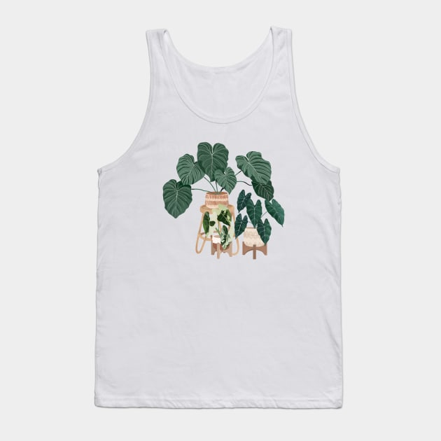 Plant Friend Illustration 1 Tank Top by Gush Art Studio 1